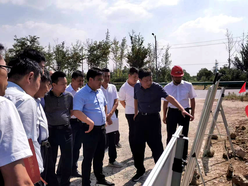 亳州市委常委、副市長左龍蒞臨亳蒙預制標調(diào)研指導